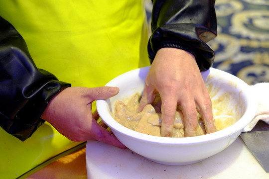 魚 做魚 攪拌 廚藝 食材
