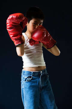 小拳擊手