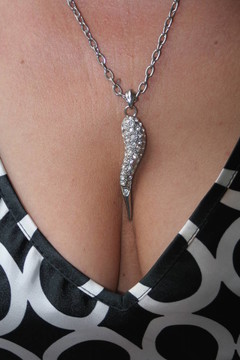 婦女；首飾；項鏈；