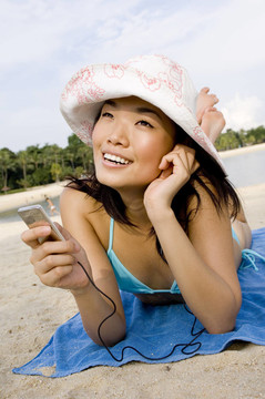 在Beach聽音樂