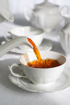 澆鮮茶。