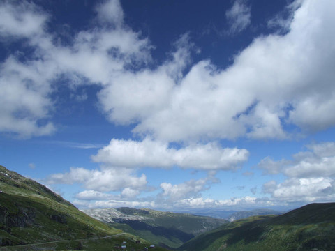 山地景觀和Cloudscape