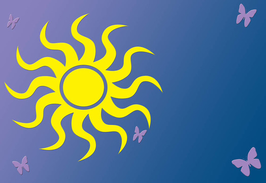 太陽部落的明信片