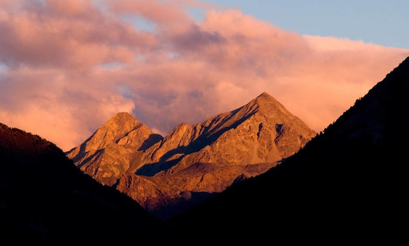 山中的早晨