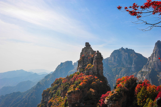 秋天的白石山