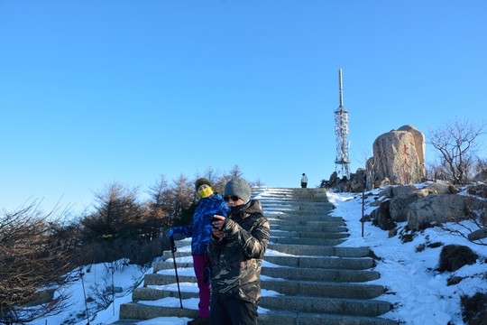 泰山雪景風(fēng)光