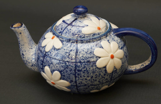 藍色茶壺