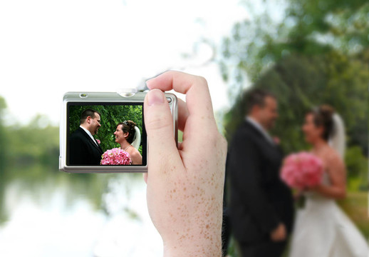 相機(jī)中的情侶