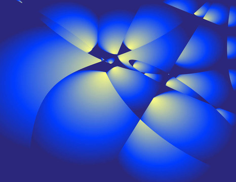 抽象背景-藍(lán)色的黃色