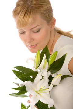 女人與madonna lily