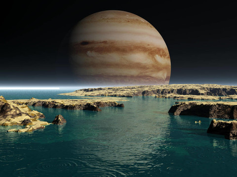 晚上和行星