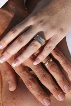 婚禮手和戒指