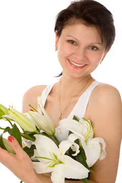 女人與madonna lily