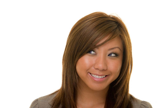 美麗幸福的商業(yè)女人