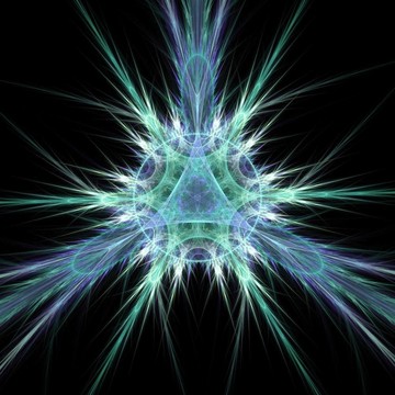 綠光三維星型