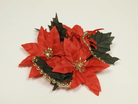 紅色的圣誕花環(huán)