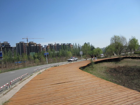 呼和浩特市南湖濕地公園風(fēng)景