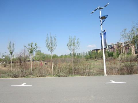 呼和浩特市南湖濕地公園風(fēng)景