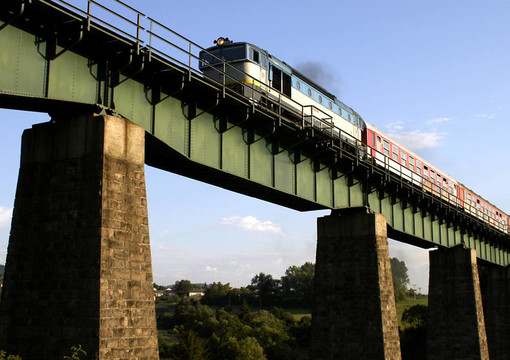 高架橋和火車