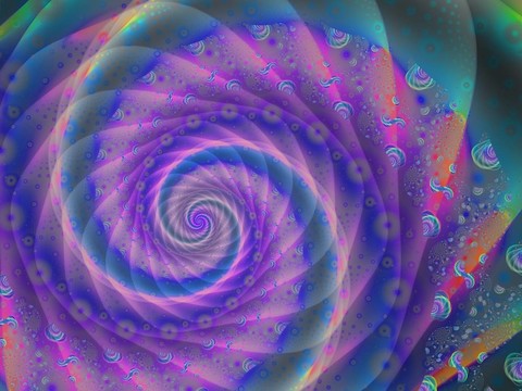 復古彩色螺旋