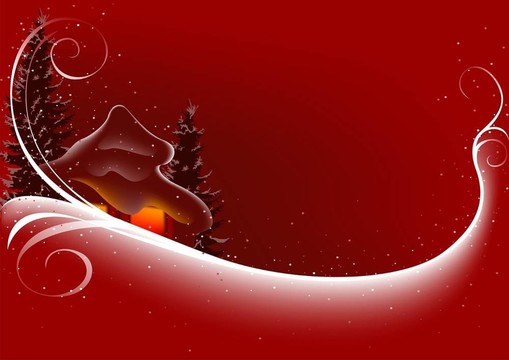 摘要紅色圣誕