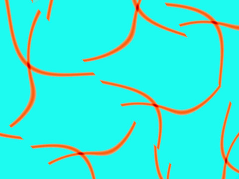 橙色的字符串
