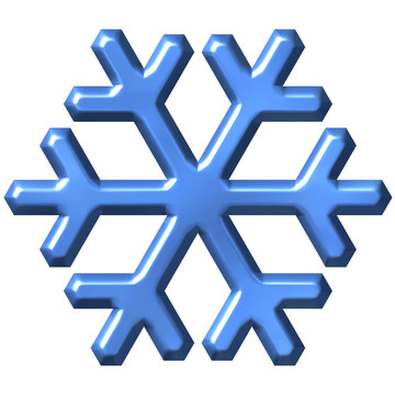 3d雪花