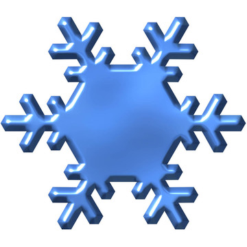 3d雪花
