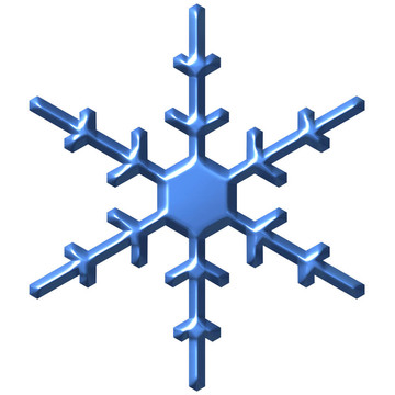 3d雪花