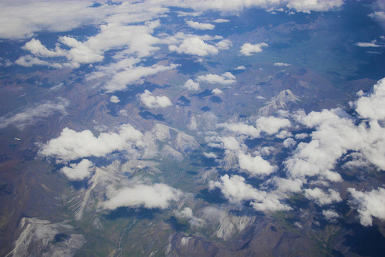 航空照片的背景