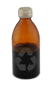 具有回收符號(hào)的瓶子