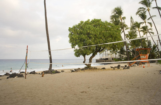 volleyballl法院和Beach