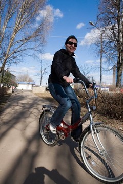 在bicyclern女人