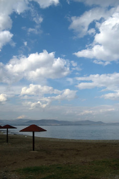 空曠的海灘