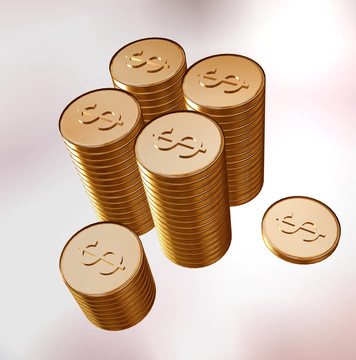 以沖壓美元的金幣