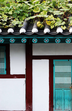 韓國建筑。