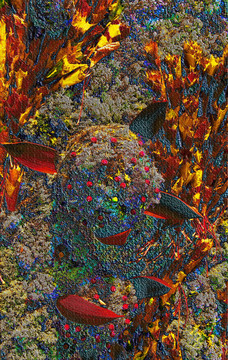 地毯的花