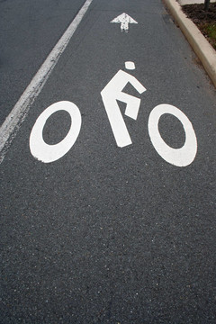 自行車車道標(biāo)志