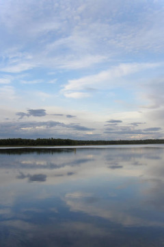 湖水和天空