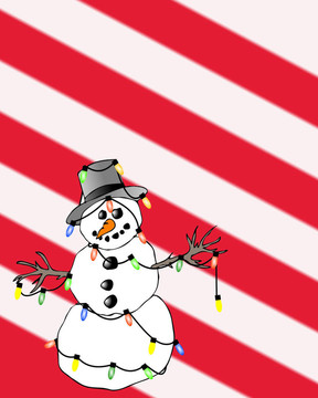 雪人燈