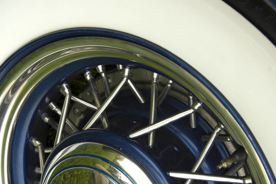 一輛經(jīng)典汽車的細(xì)節(jié)
