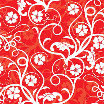 無(wú)縫花卉圖案
