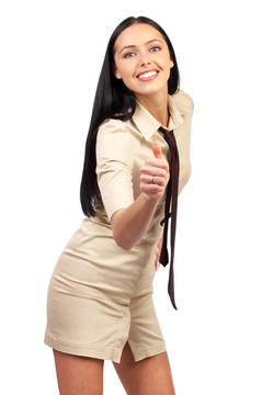 成功的商業(yè)女性。