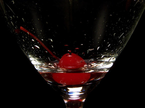 接近混合Drink Glass