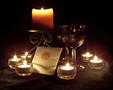 浪漫；Candlelit Scene