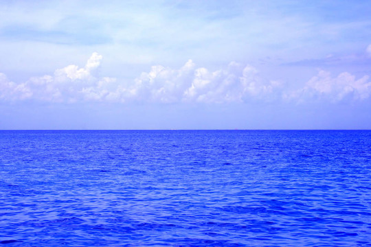 陰天的海景
