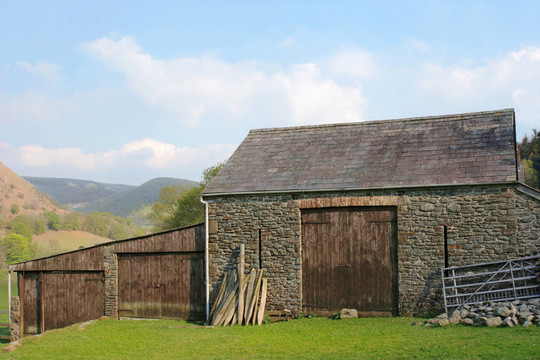 古老的Stone Barn