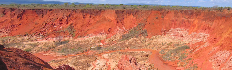 峽谷峰；紅Antsiranana和Diego Suarez黥基；Panoramique；馬達加斯加；