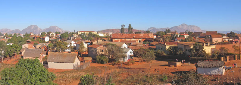 magalasy村；安巴拉沃；馬達加斯加；Panoramique