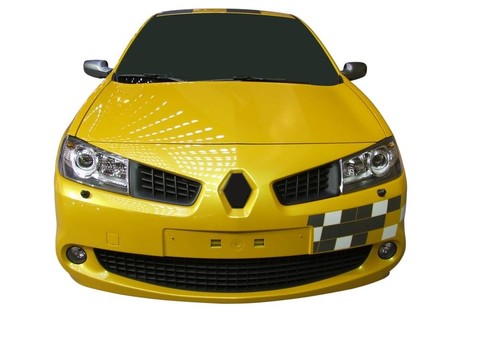 黃色賽車前